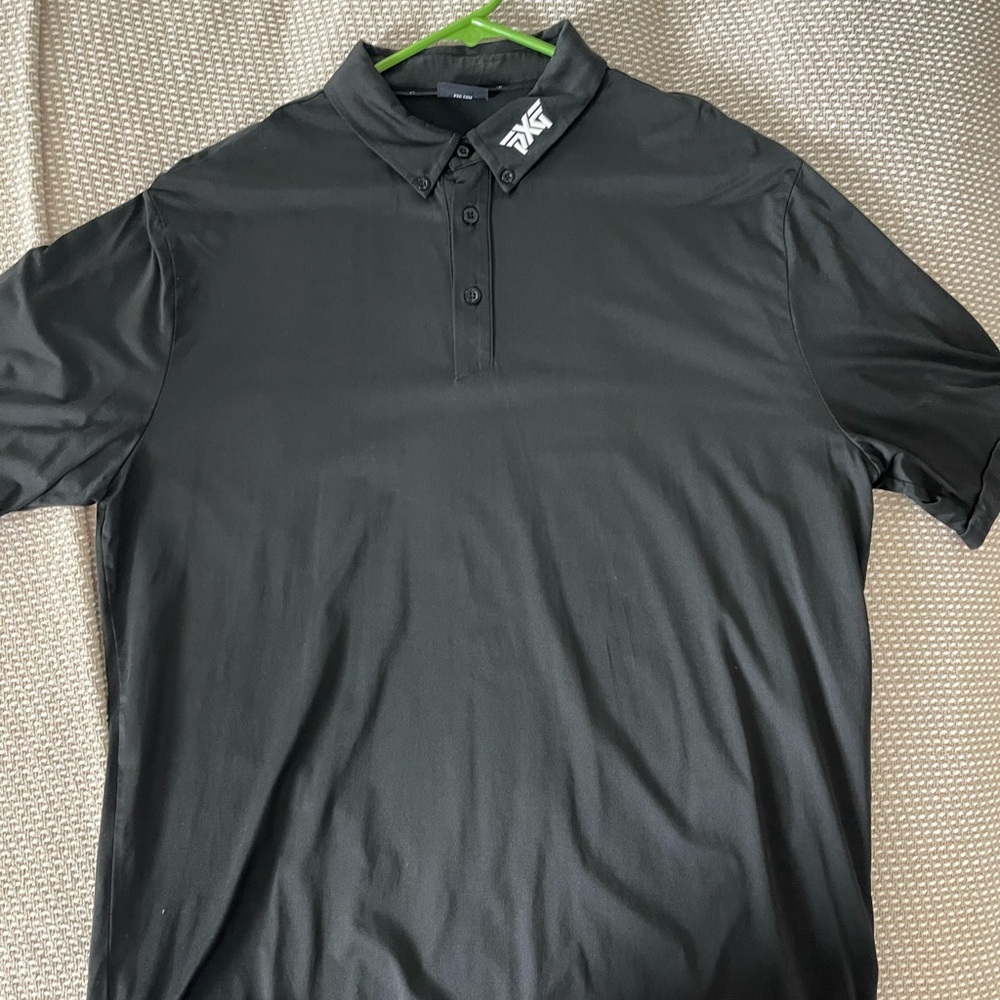 PXG Men's Black Polo Shirt